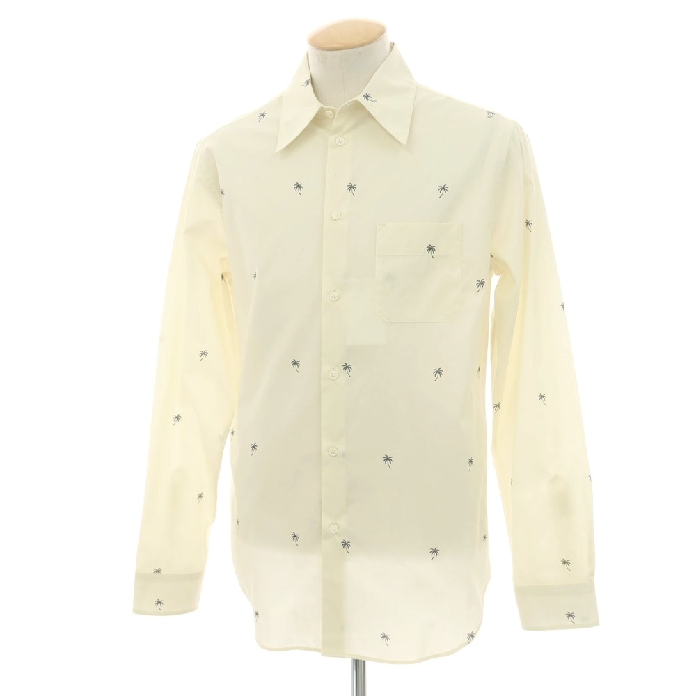【SALE10%OFF/返品不可】【新品】ヌメロ ヴェントゥーノ N&deg;21 コットン カジュアルシャツ クリーム【サイズS】【S/S/A/W】【状態ランクN】【メンズ】[BPD]｜リタリオリブロ