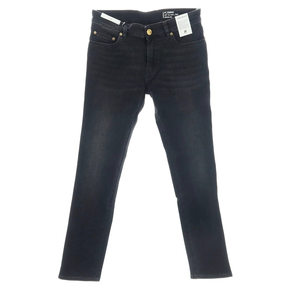 【新品】ピーティートリノ ジーンズ PT TORINO DENIM ROCK 伸ばすこと コットンレーヨンポリエステル ジーンズズボン下 デニム 黒いこと【大きさ30】【S/S/A/W】【物質の状態価値づけるN】【メンズ】[APD]