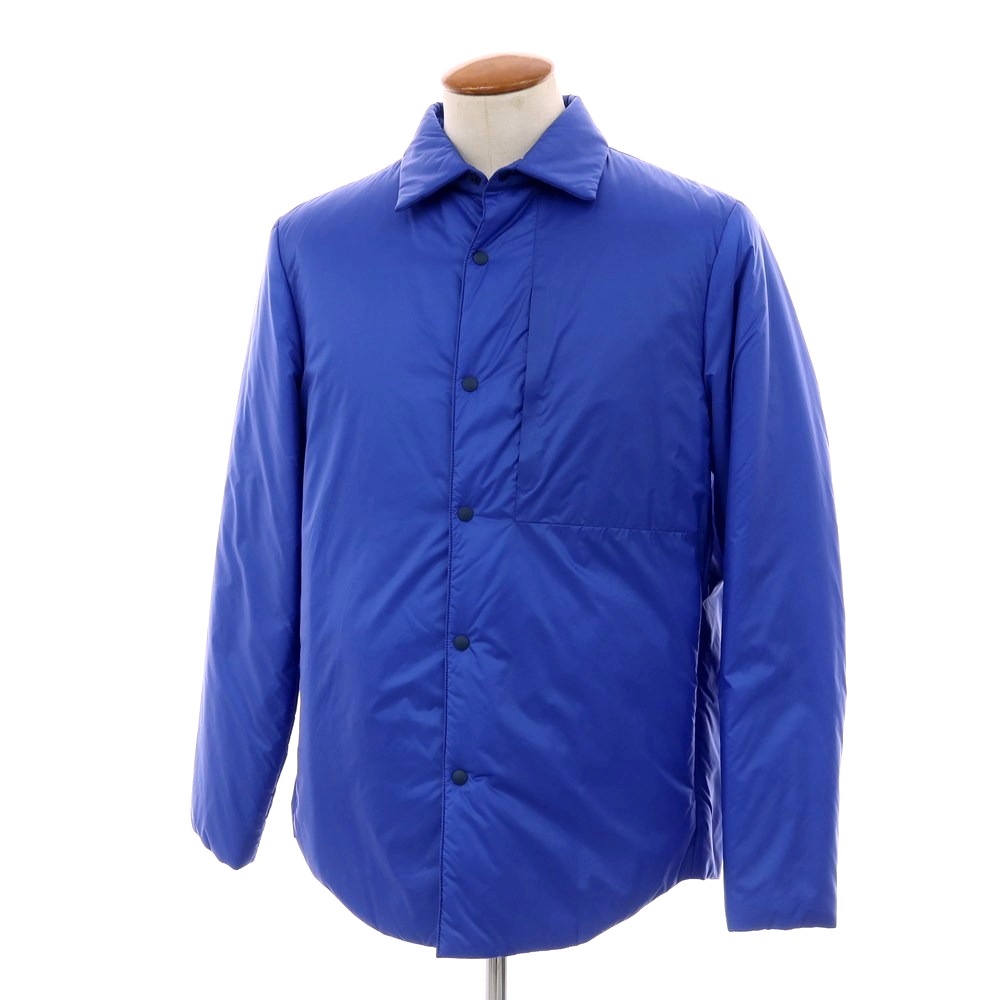 【SALE10%OFF/返品不可】【新品】投げること御召しもの SLOWEAR ナイロン 中綿上衣 青碧【大きさ48】【A/W】【物質の状態位置づけるN】【メンズ】[APD]