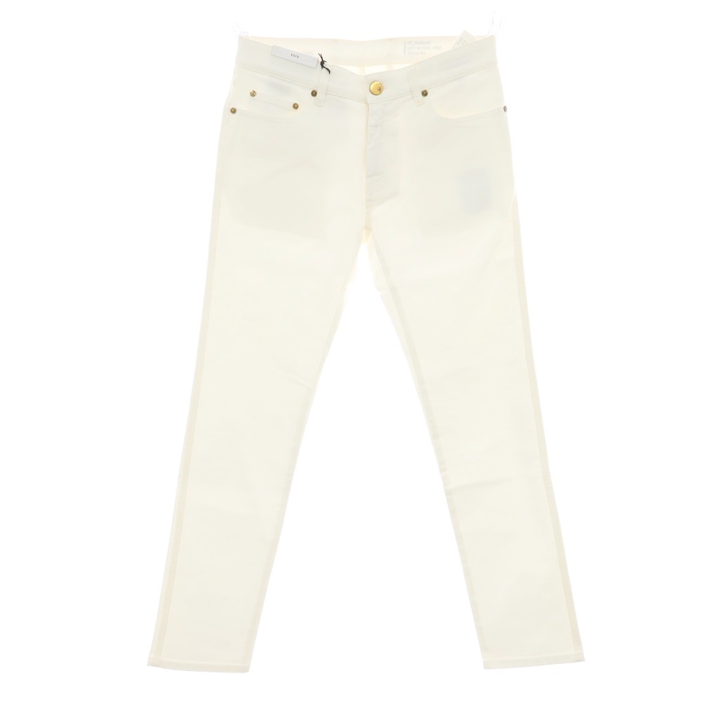 【新品アウトレット】ピーティートリノ デニム PT TORINO DENIM ROCK ストレッチ コットン デニムパンツ ジーンズ ホワイト【サイズ30】【S/S/A/W】【状態ランクN-】【メンズ】