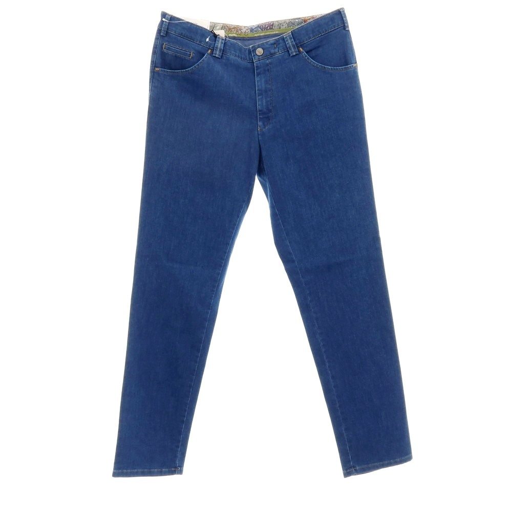 【新品】メイヤー MAYER DUBLIN COOL MAX ストレッチ コットンポリエステル デニムパンツ ジーンズ ブルー【サイズ50】【S/S】【状態ランクN】【メンズ】[APD]