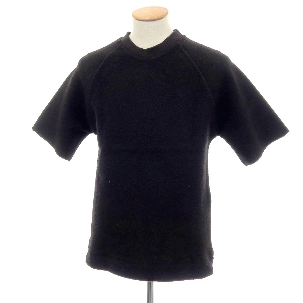 【新品】ヌメロ ヴェントゥーノ N°21 コットン パイル クルーネック 半袖Ｔシャツ ブラック【サイズS】【S/S】【状態ランクN】【メンズ】[APD]