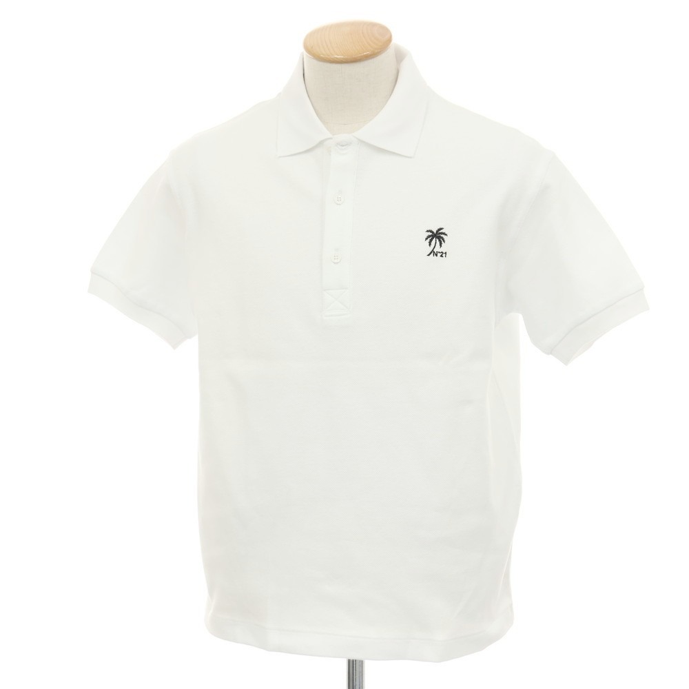 【新品】ヌメロ ヴェントゥーノ N°21 コットン 半袖ポロシャツ ホワイト【サイズXS】【S/S】【状態ランクN】【メンズ】[APD] 8,950円