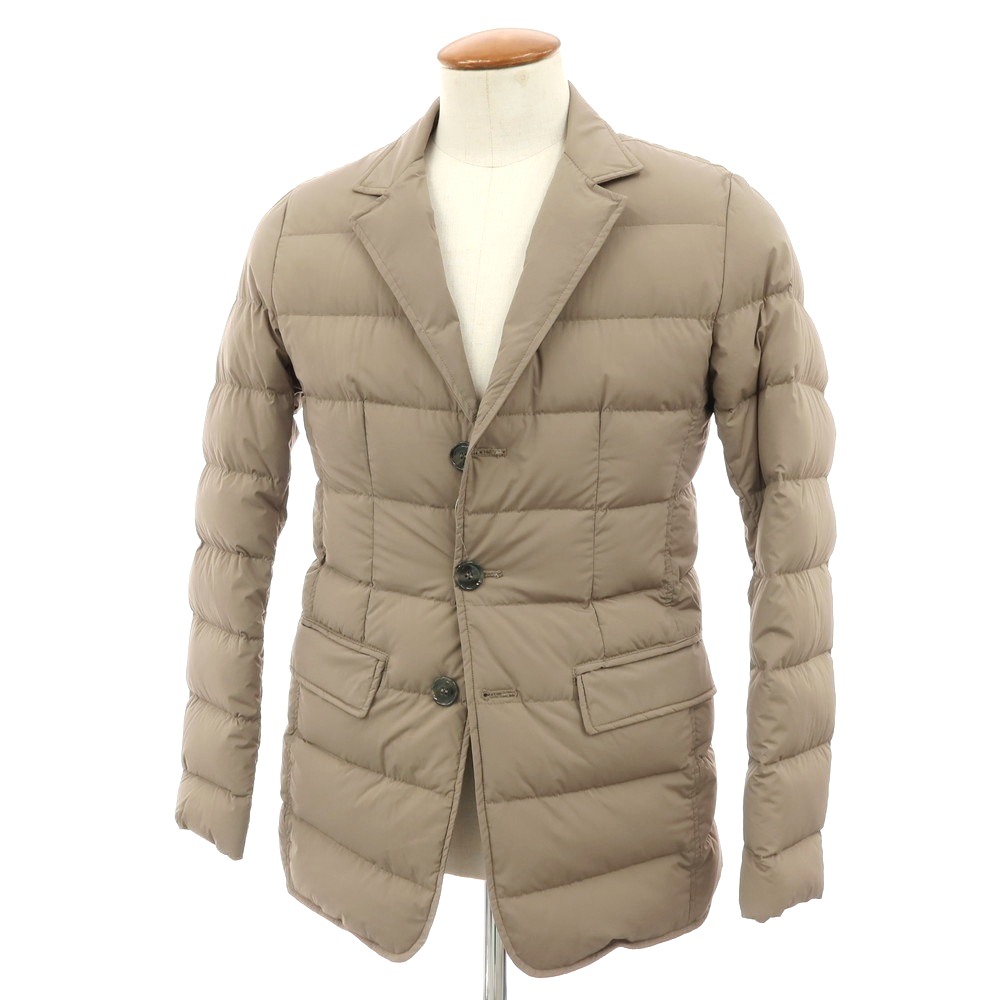 【SALE10%OFF/返品不可】【中古】地獄ノ Herno ナイロンポリウレタン 落ちこむ上衣 暗然たるベージュ【大きさ46】【A/W】【物質の状態位置づけるB】【メンズ】[APD]