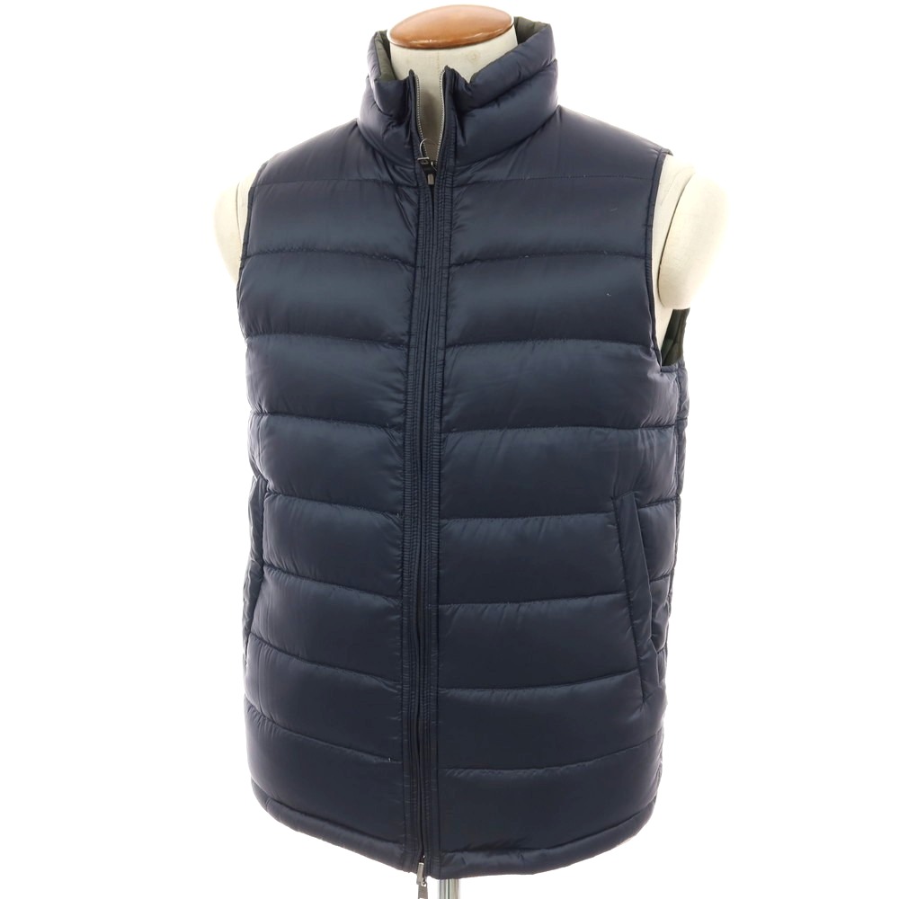 【SALE10%OFF/返品不可】【中古】地獄ノ Herno リヴァーシブル ナイロン 照明ランプ色つや ダブルジップ 落ちこむより良い 上衣 米国海軍x緑であること【大きさ48】【A/W】【物質の状態位置づけるB】【メンズ】[APD]
