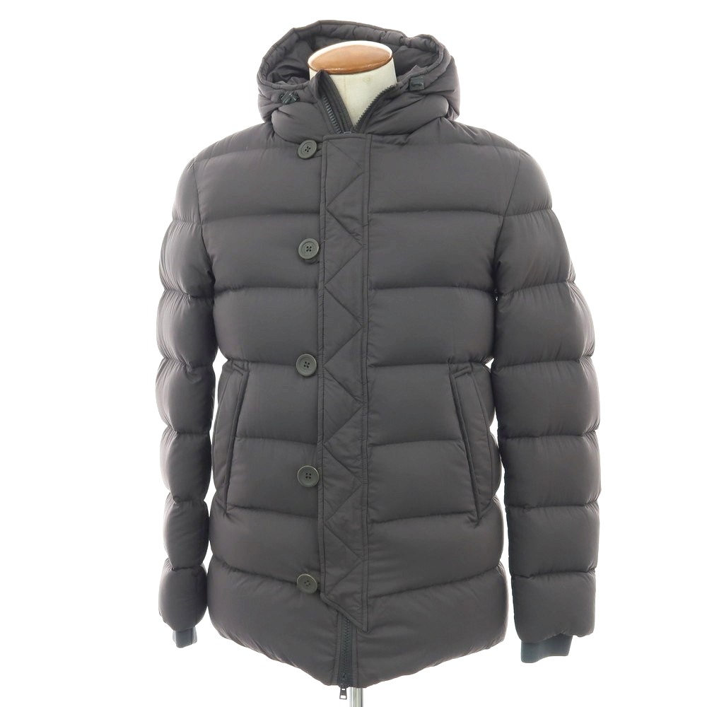 【中古】ヘルノ Herno ナイロンポリウレタン フーデッド ダウンコート グレー【サイズ46】【A/W】【状態ランクB】【メンズ】 23,199円