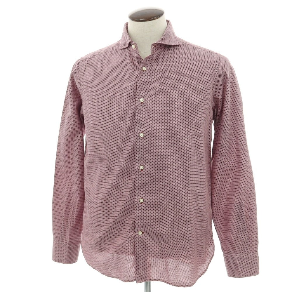 【中古】ギローバー GUY ROVER コットン ホリゾンタルカラー カジュアルシャツ ボルドーxホワイト【サイズ41】【S/S/A/W】【状態ランクB】【メンズ】 5,077円