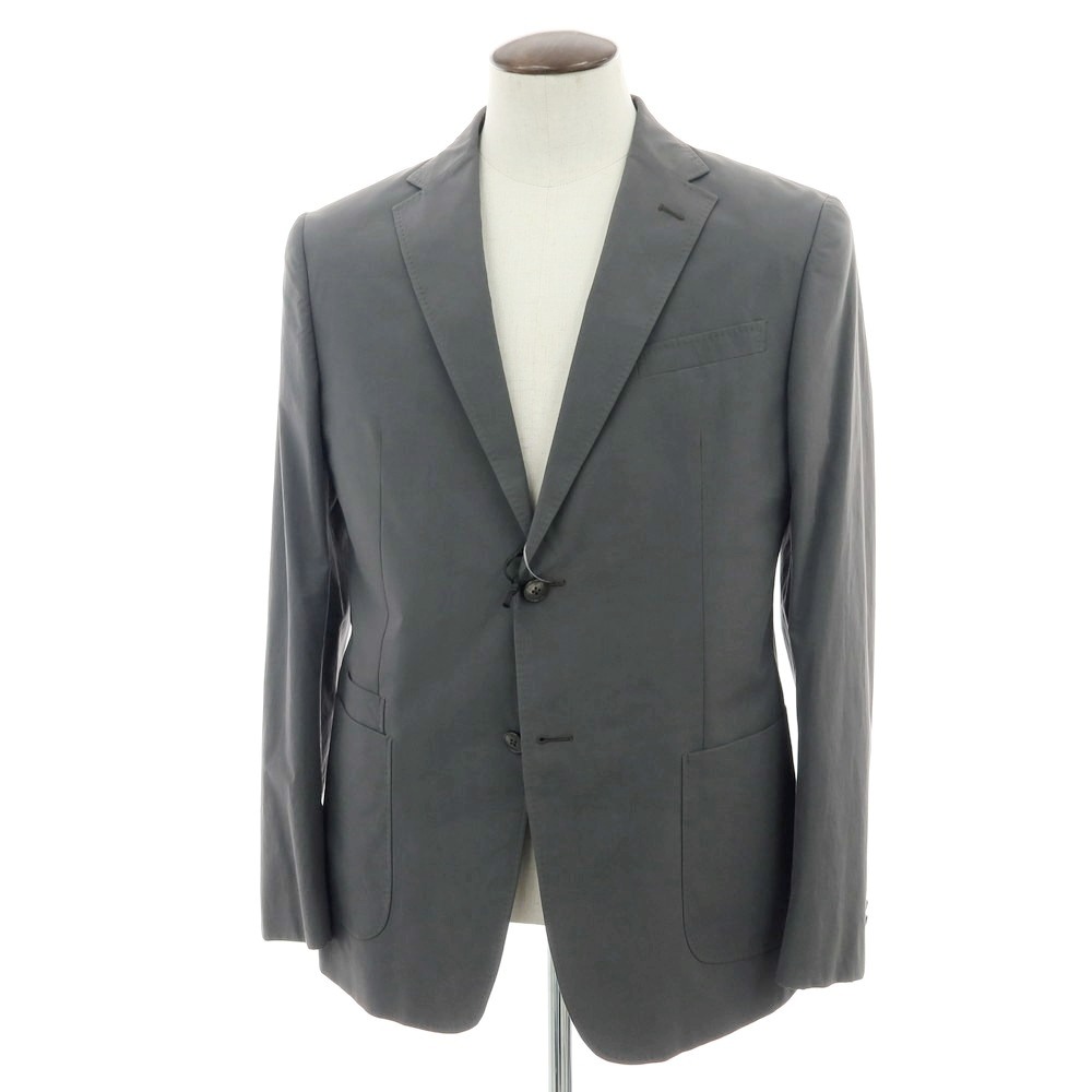【SALE10%OFF/返品不可】【新品】ジーゼニア Z Zegna SOLFERINO 綿織物 2B 心地よい上衣 薄墨色【大きさ50】【S/S】【物質の状態位置づけるN】【メンズ】[APD]