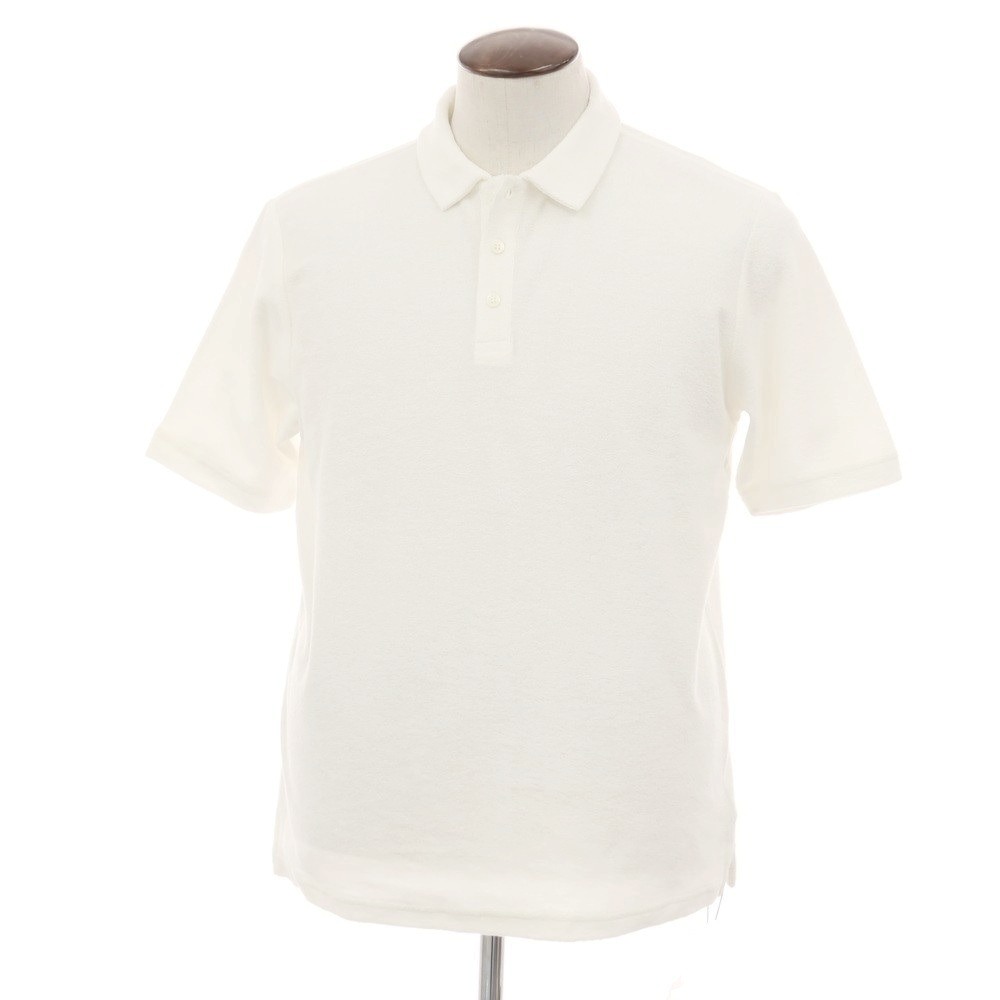 【SALE10%OFF/返品不可】【新品】ザノーネ ZANONE 綿織物 パイル 半袖スポーツシャツ 白いこと【大きさ52】【S/S】【物質の状態序列付けるN】【メンズ】[APD]