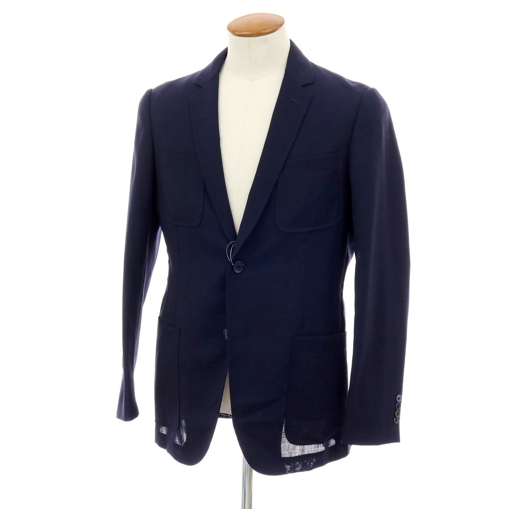 【SALE10%OFF/返品不可】【中古】呼びりんより良い Belvest 朱夏羊毛 テーラードジャケット 米国海軍【大いさ46】【S/S】【物質の状態序列付けるC】【メンズ】[APD]