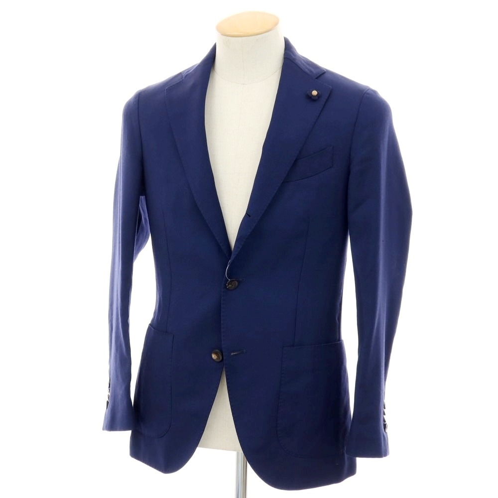 【SALE10%OFF/返品不可】【中古】ラルディーニ LARDINI 羊毛 テーラードジャケット 米国海軍【大いさ42】【S/S】【物質の状態序列付けるC】【メンズ】[APD]
