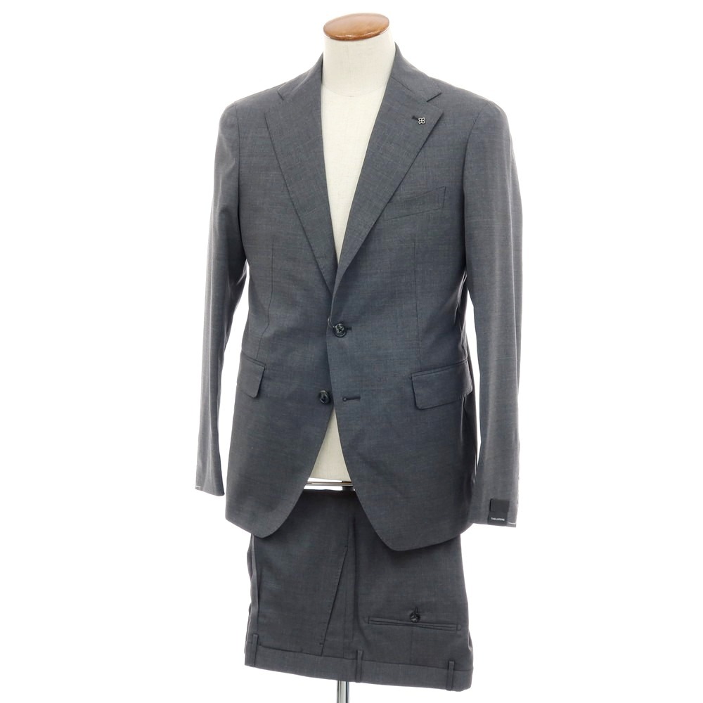 【SALE10%OFF/返品不可】【新品】タリアトーレ TAGLIATORE 伸ばすこと羊毛 2つ名取り草背広 薄墨色【大きさ48】【S/S】【物質の状態位置づけるN】【メンズ】 APD