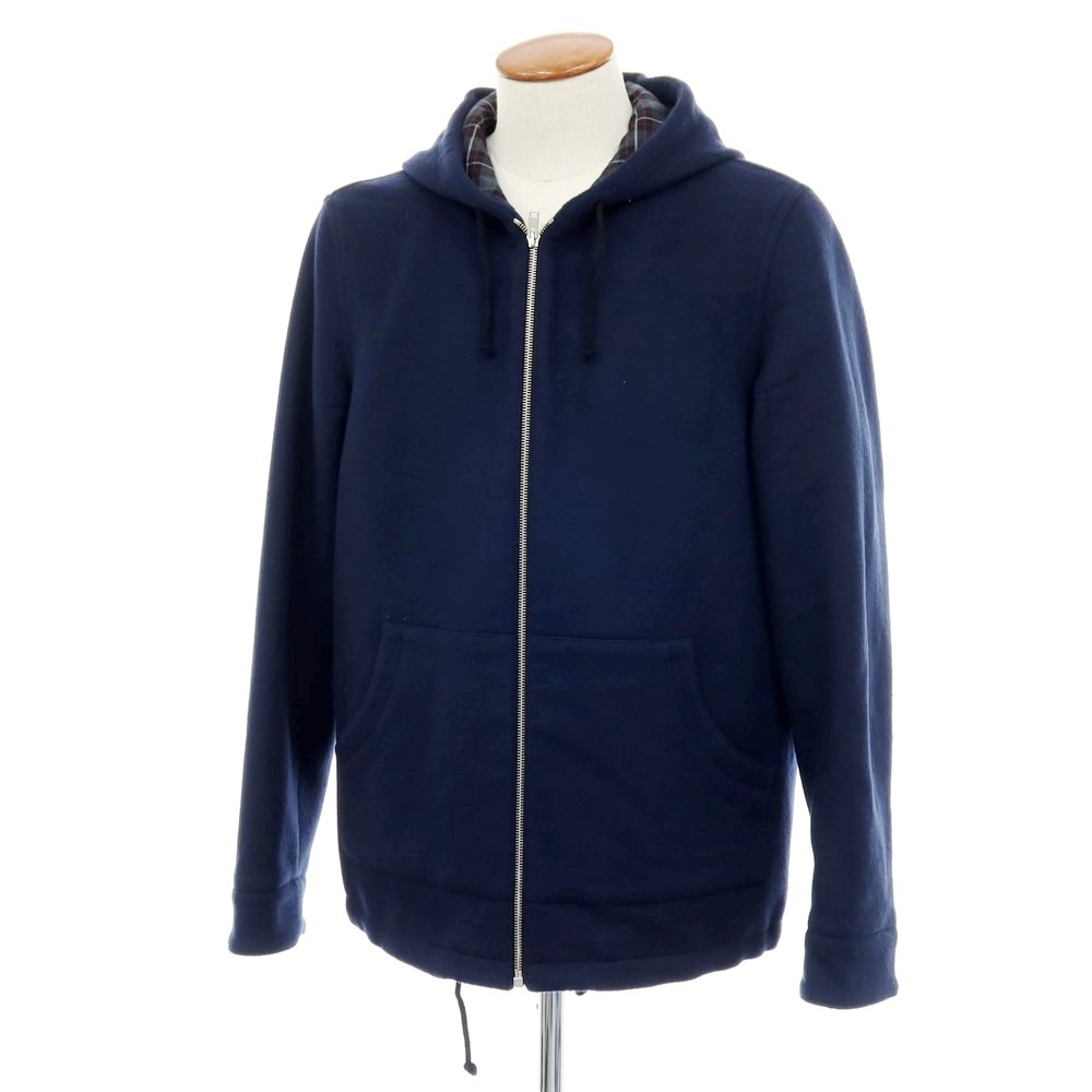 【SALE10%OFF/返品不可】【中古】マルニ MARNI ウール フーデッドブルゾン ネイビー【サイズ48】【A/W】【状態ランクB】【メンズ】｜リタリオリブロ