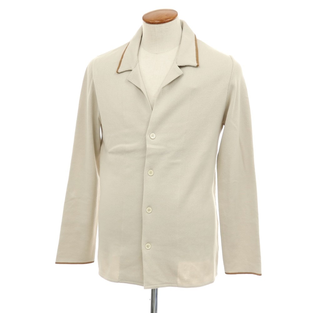 【SALE10%OFF/返品不可】【新品】ラルディーニ LARDINI 綿織物 開けっ広げ色つや ジレー 真砂ベージュx赤銅色【大きさM】【S/S】【物質の状態序列付けるN】【メンズ】[APD]