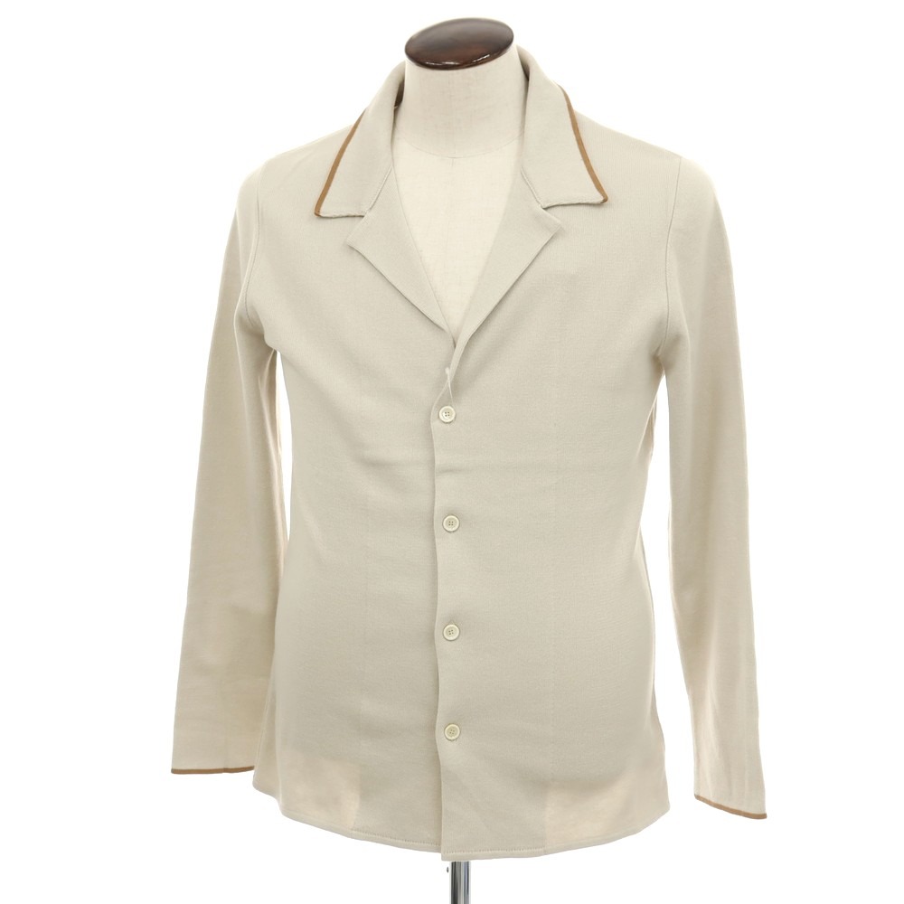 【SALE10%OFF/返品不可】【新品逃げ口】ラルディーニ LARDINI 綿織物 開けっ広げ色つや ジレー 真砂ベージュx赤銅色【大きさL】【S/S】【物質の状態序列付けるN-】【メンズ】[APD]