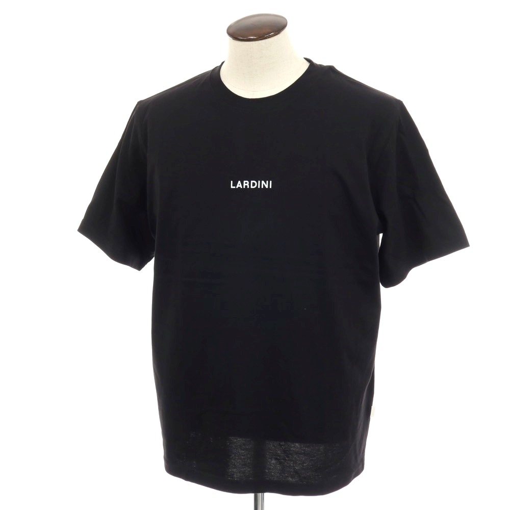 【新品】ラルディーニ LARDINI コットン クルーネック 半袖Ｔシャツ ブラック【サイズXL】【S/S】【状態ランクN】【メンズ】 13,668円