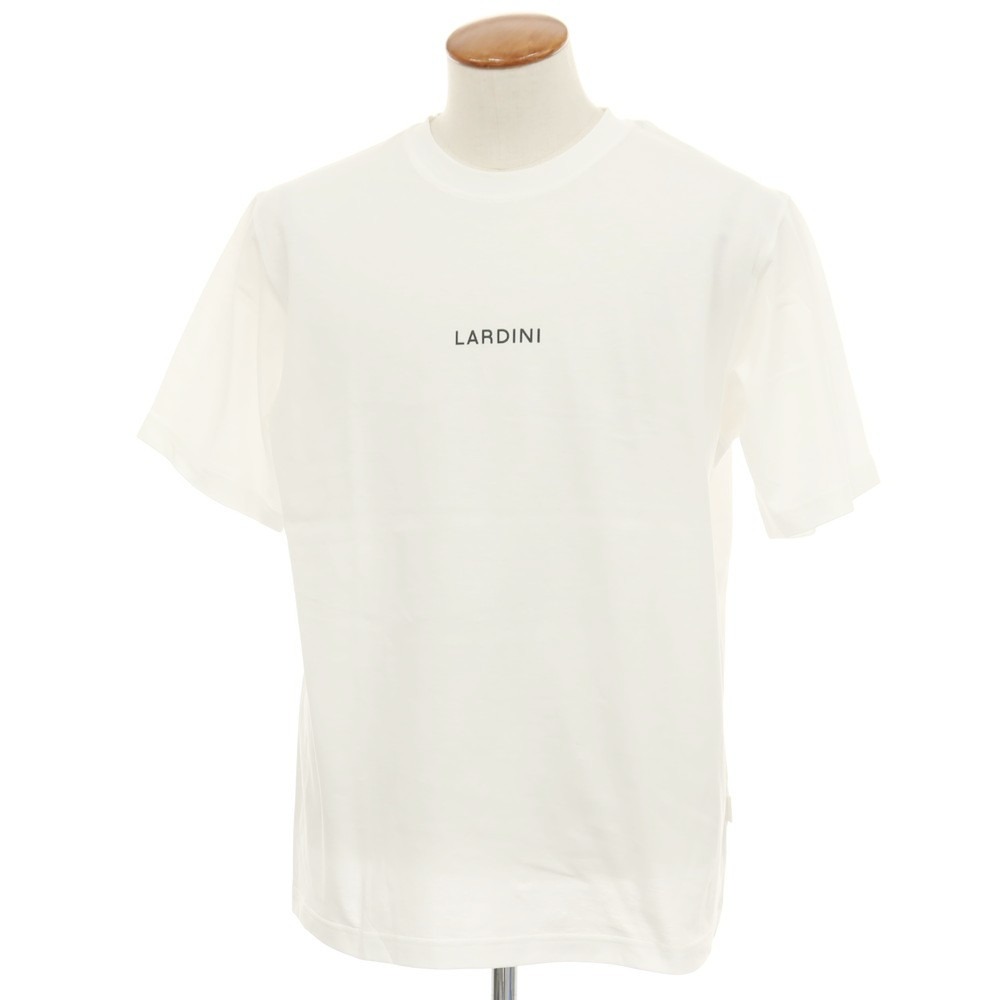 【SALE10%OFF/返品不可】【新品】ラルディーニ LARDINI 綿織物 労働者の一団のど首 半袖Ｔシャツ 白いこと【大いさM】【S/S】【物質の状態序列付けるN】【メンズ】[APD]
