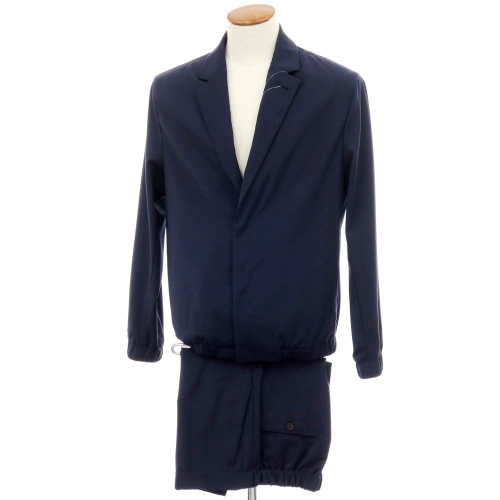 【SALE10%OFF/返品不可】【新品】イーヴォ Hevo ストレッチポリエステルウール セットアップ ネイビー【サイズ上46/下S】【S/S】【状態ランクN】【メンズ】[BPD]｜リタリオリブロ