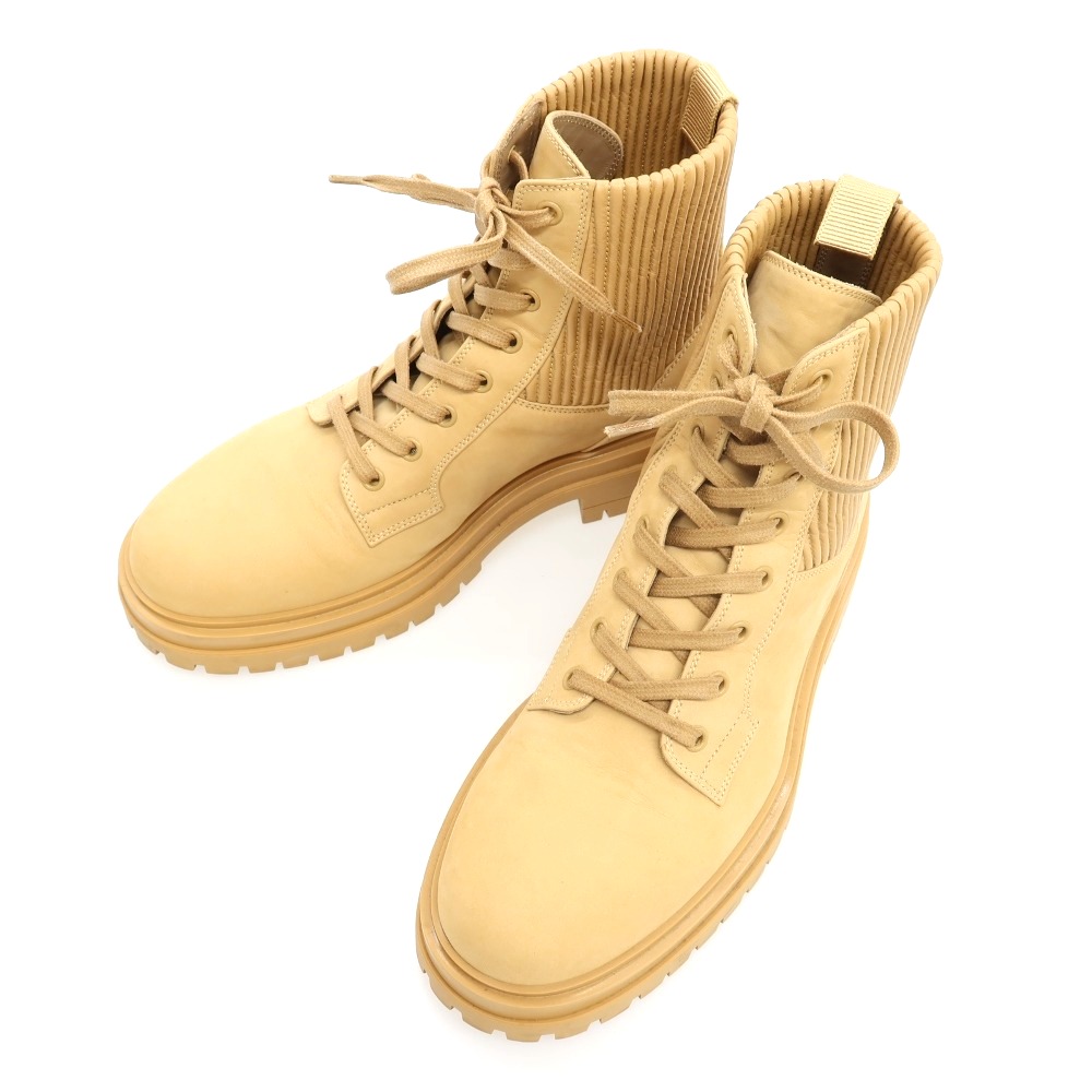 【中古】ジャンヴィト ロッシ Gianvito Rossi ヌバック レースアップブーツ ベージュ【サイズ40】【S/S/A/W】【状態ランクA】【メンズ】 10,450円