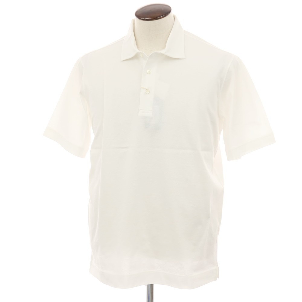 【新品】チルコロ1901 CIRCOLO 1901 コットン 半袖ポロシャツ ホワイト【サイズXXXL】【S/S】【状態ランクN】【メンズ】