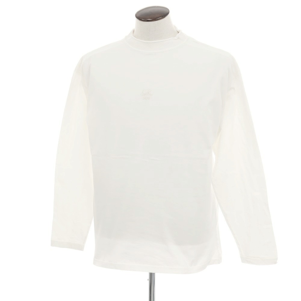 【SALE10%OFF/返品不可】【新品】シーピーカンパニー C.P.Company BOX FIT 綿織物 モックネック 長袖Ｔシャツ 白いこと【大きさL】【S/S/A/W】【物質の状態価値づけるN】【メンズ】[APD]