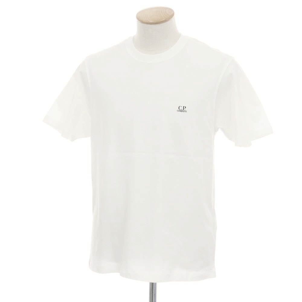 【新品アウトレット】シーピーカンパニー C.P.Company コットン クルーネック 半袖Ｔシャツ ホワイト【サイズS】【S/S】【状態ランクN-】【メンズ】
