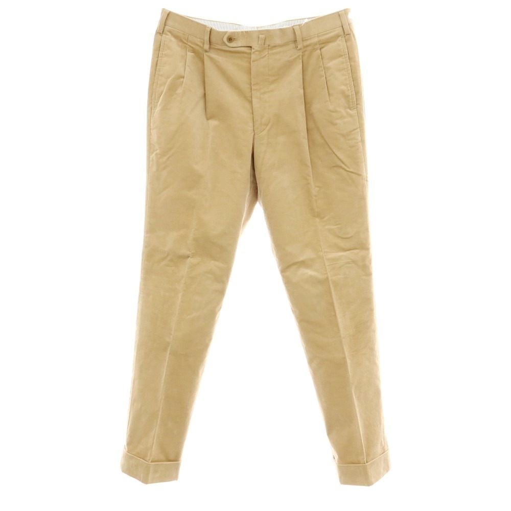 【中古】アフターアワーズ AFTERHOURS × Milestone 伸ばすこと コール天ズボン下 ベージュ【大きさ48】【A/W】【物質の状態価値づけるB】【メンズ】