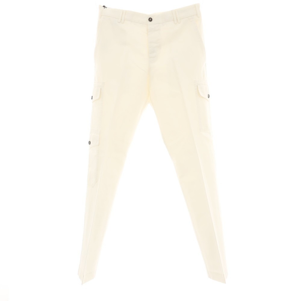 【新品アウトレット】ピーティートリノ PT TORINO MICHAEL コットンリネン カーゴパンツ ホワイト【サイズ48】【S/S】【状態ランクN-】【メンズ】