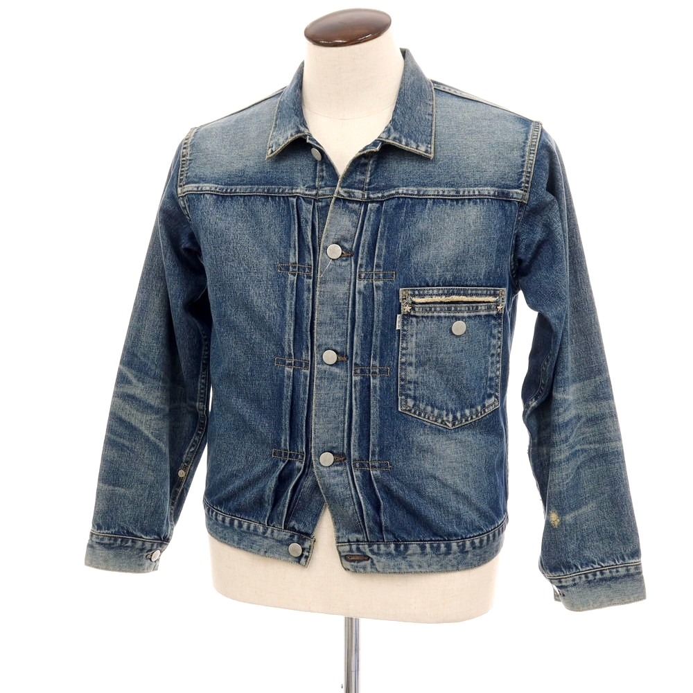 【SALE10%OFF/返品不可】【中古】ヤングアンドオルセンザドライグッズストア YOUNG \u0026 OLSEN The DRYGOODS STORE 綿織物 ジーンズ上衣 青碧【大いさ5】【S/S/A/W】【物質の状態序列付けるB】【メンズ】[APD]