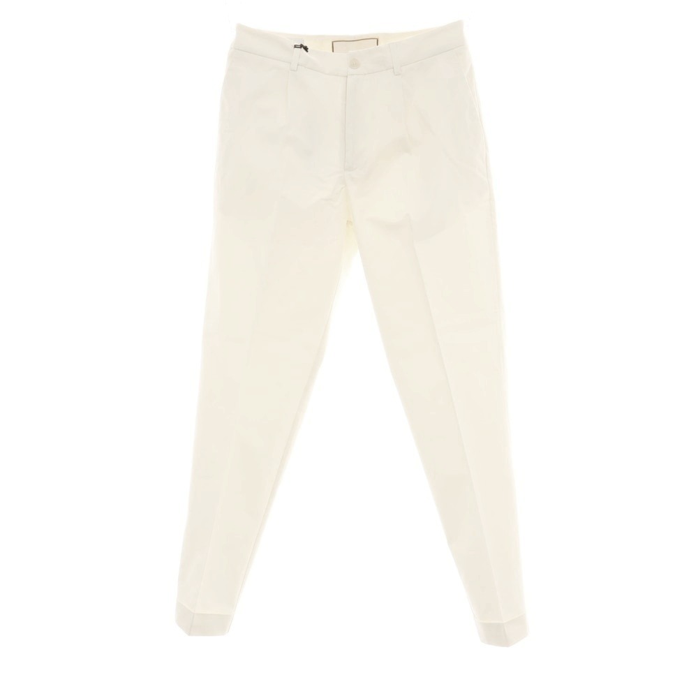 【新品】ボネール BONHEUR ストレッチコットン カジュアルスラックスパンツ アイボリー【サイズ30】【S/S】【状態ランクN】【メンズ】