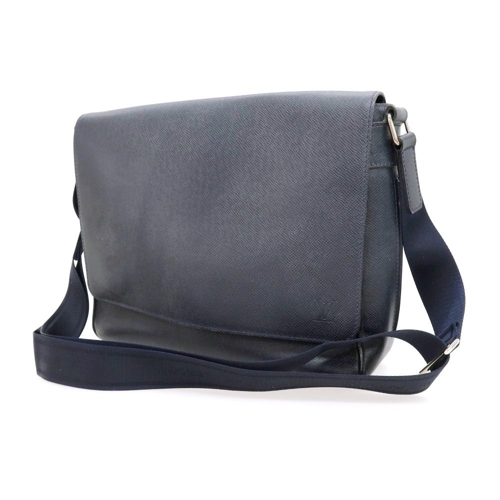 【中古】ルイ ヴィトン LOUIS VUITTON タイガ ロマンPM ショルダーバッグ ダークネイビー【W31.5xH25.5xD9】【S/S/A/W】【状態ランクB】【メンズ】