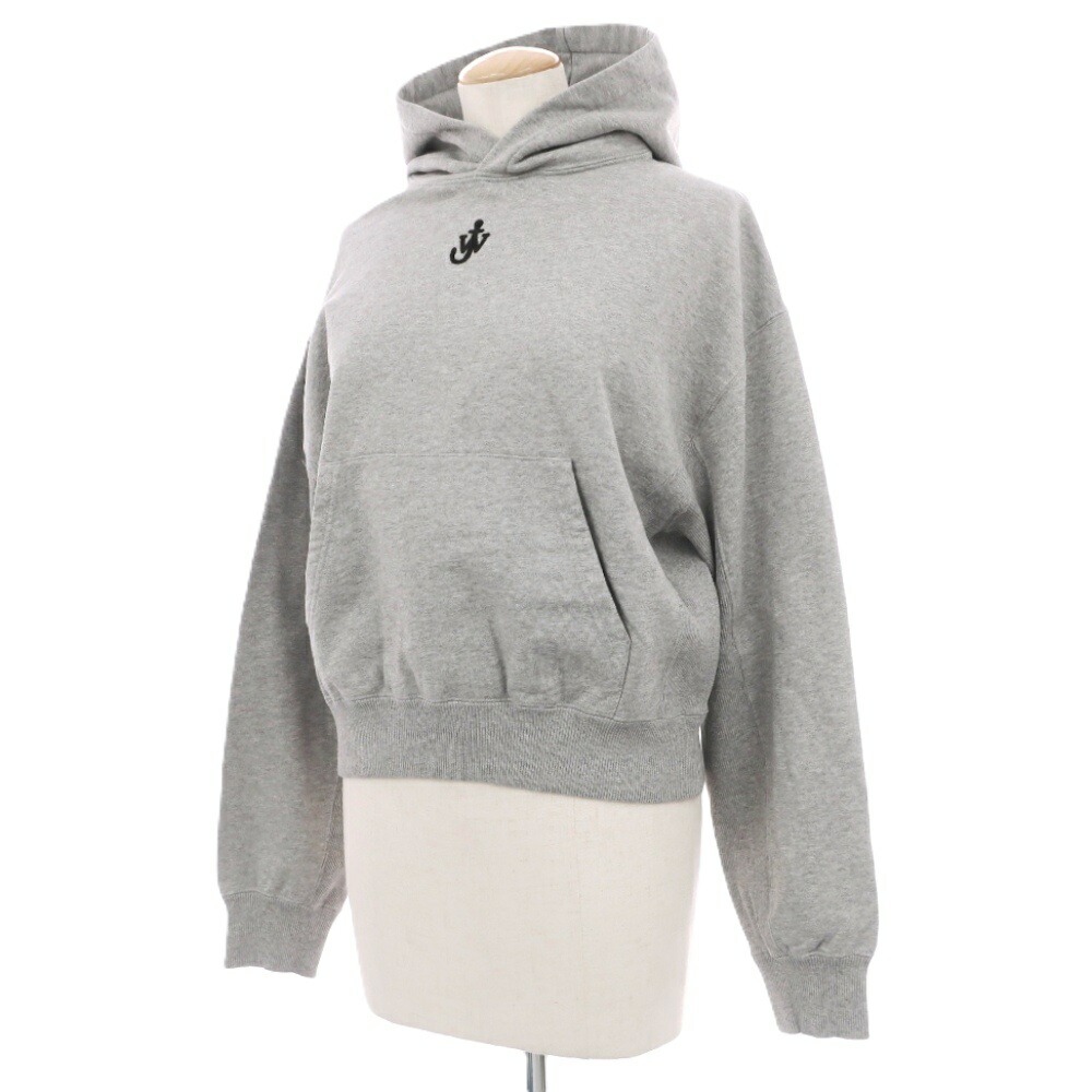 【SALE10%OFF/返品不可】【新品】ジェイダブリューアンダーソン J.W.Anderson. コットン スウェット プルオーバー パーカー グレー【サイズXS】【S/S/A/W】【状態ランクN】【レディース】[BPD]｜リタリオリブロ