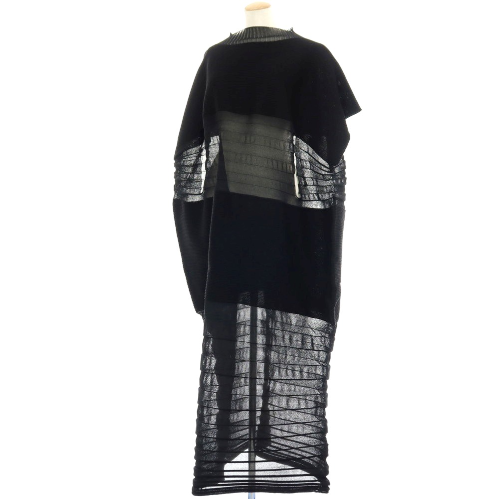 【SALE10%OFF/返品不可】【中古】イッセイミヤケ ISSEY MIYAKE 2025年秋冬 ポリエステル系 編み物 ロング 衣装 黒いこと【大きさ書きあらわすなし（L位）】【S/S】【物質の状態価値づけるC】【レディース】[APD]
