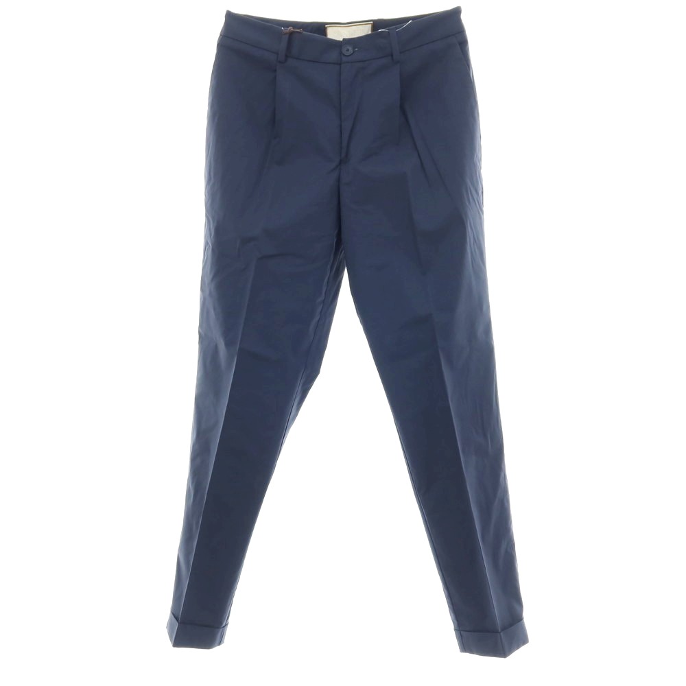 【新品アウトレット】ボネール BONHEUR PECHINO ストレッチ コットンナイロン カジュアルスラックスパンツ ネイビー【サイズ30】【S/S】【状態ランクN-】【メンズ】
