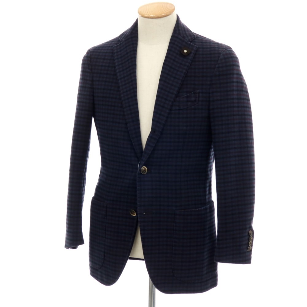 【中古】ラルディーニ LARDINI 綿織物 照合のしるし 心地好い上衣 米国海軍xパープル【大いさ44】【S/S】【物質の状態位置付けるC】【メンズ】[APD] メンズファッション-コート・ジャケット