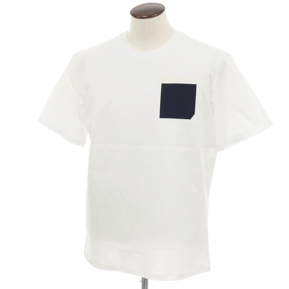 【新品】ピーエムディーエス PMDS LOGON コットン クルーネック ポケット 半袖Ｔシャツ ホワイト【サイズXXL】【S/S】【状態ランクN】【メンズ】[APD]