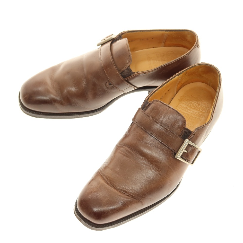 【中古】グレンソン GRENSON ドレスシューズ ブラウン【サイズ6】【S/S/A/W】【状態ランクC】【メンズ】