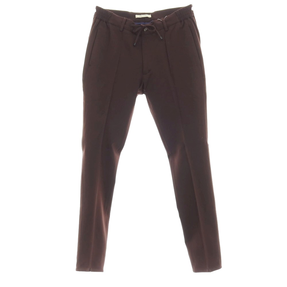 【中古】ジャブス アルキヴィオ giab's ARCHIVIO MASACCIO レーヨンナイロン ジャージー イージースラックスパンツ ブラウン【サイズ48】【S/S】【状態ランクB】【メンズ】