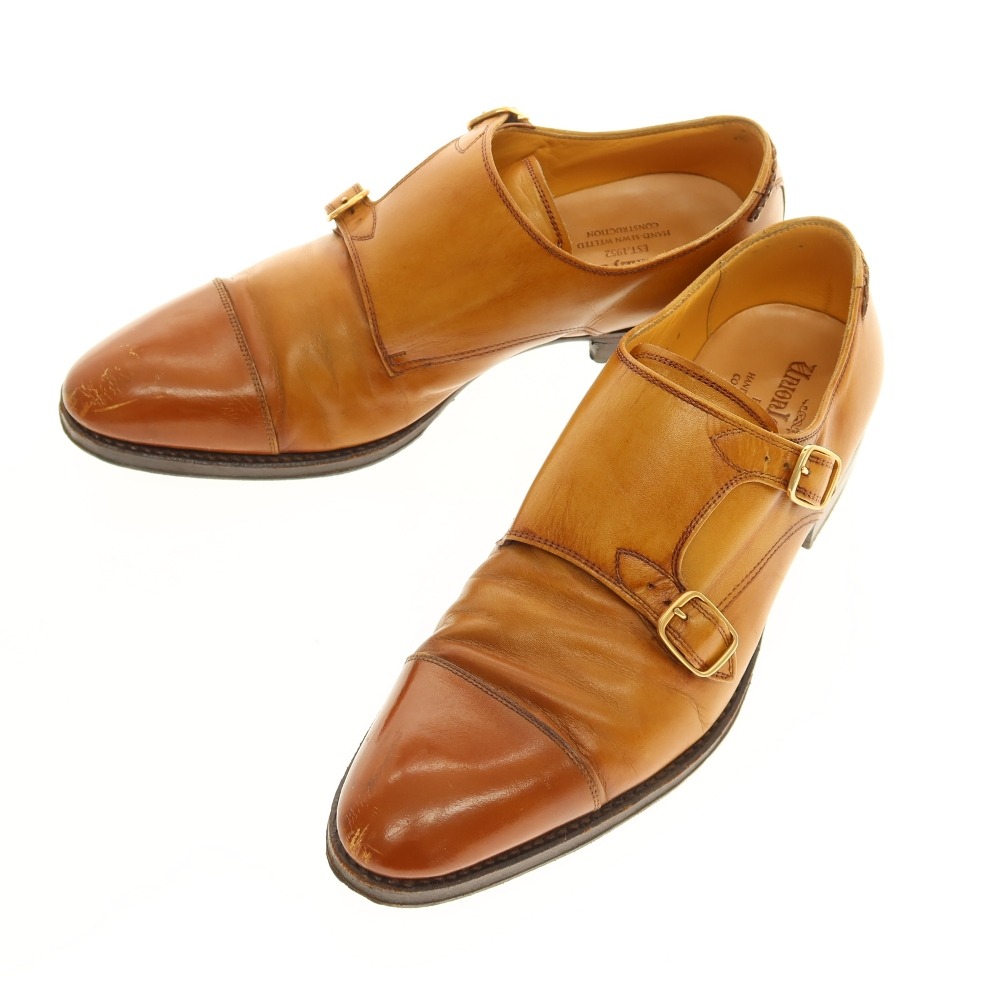 【中古】ユニオンインペリアル UNION IMPERIAL ドレスシューズ ライトブラウン【サイズ6】【S/S/A/W】【状態ランクD】【メンズ】