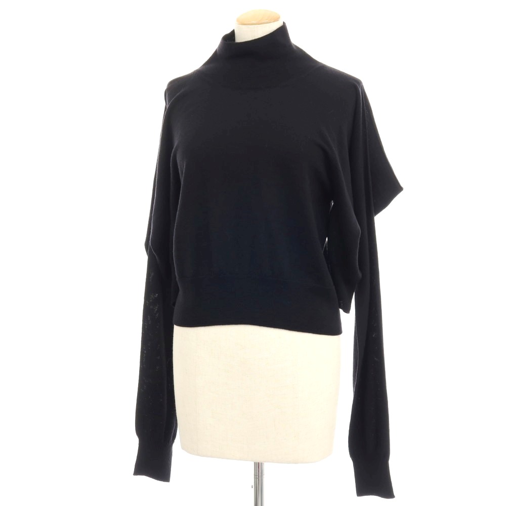 【中古】イッセイミヤケ ISSEY MIYAKE 2024年秋冬 STRETCHY WOOL 長袖 チュニック ライトベージュ【サイズ表記なし（L位）】【レディース】 ISSEY MIYAKE - 【中古】イッセイミヤケ ISSEY MIYAKE 2024年秋冬