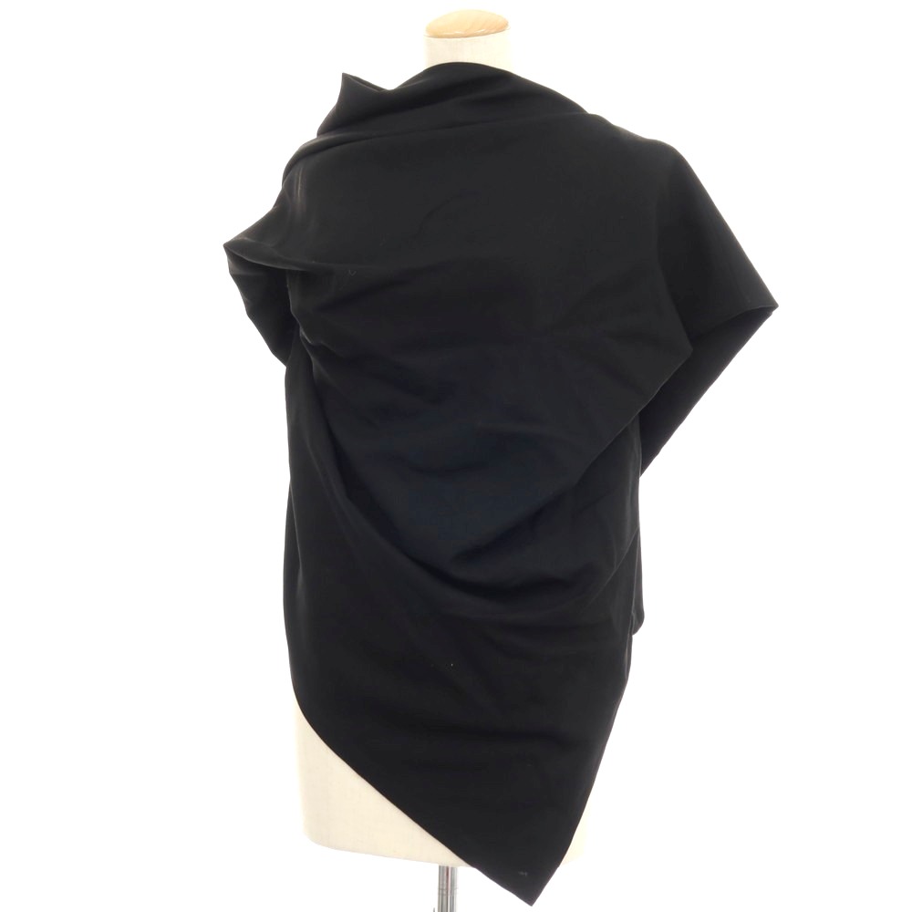 【SALE10%OFF/返品不可】【中古】イッセイミヤケ ISSEY MIYAKE 2025年秋冬 羊毛系 非対称 うつり変わりいの一番 黒いこと【大きさ書きあらわすなし(L位)】【A/W】【物質の状態価値づけるA】【レディース】