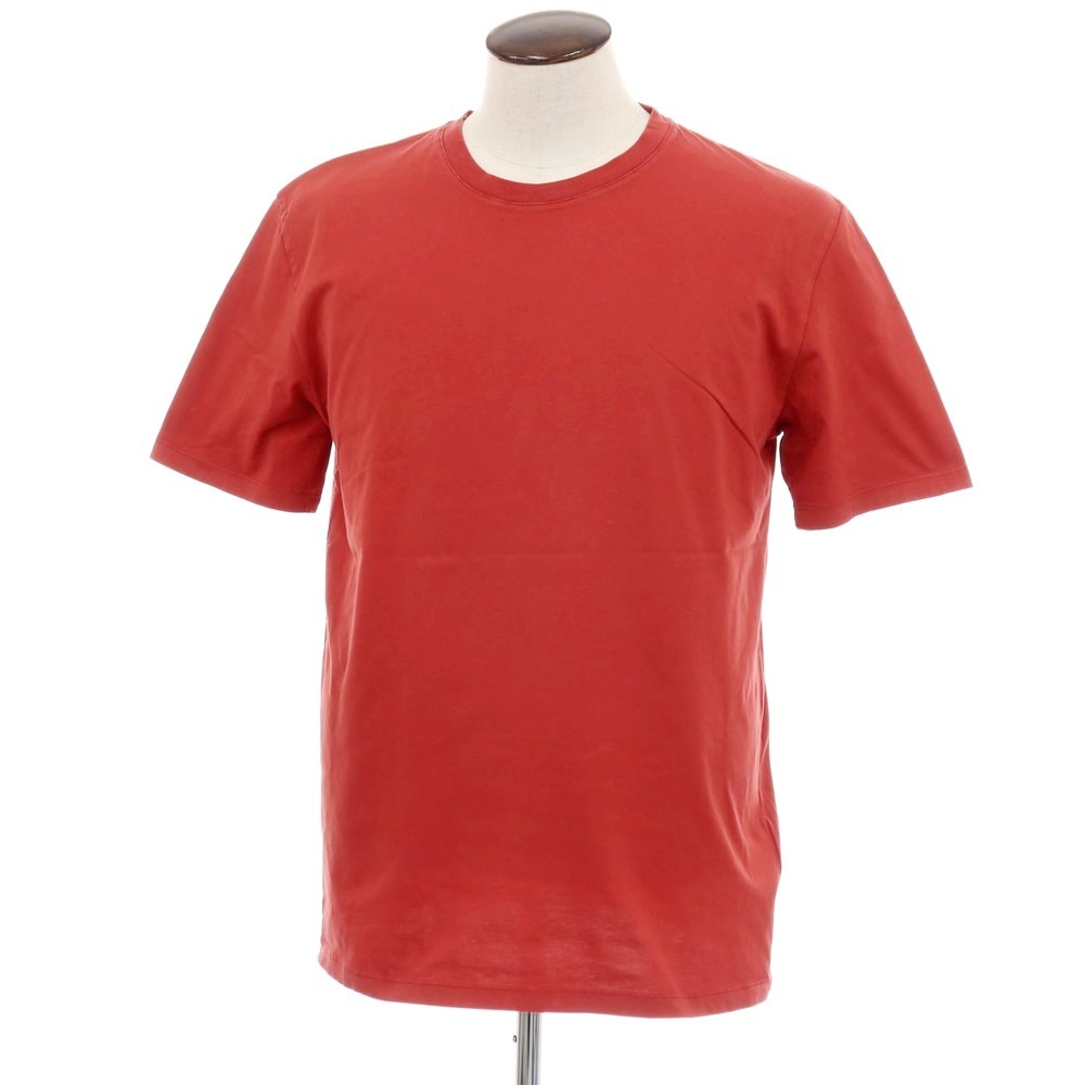 【中古】メゾン マルタン マルジェラ Maison Martin Margiela コットン クルーネック 半袖Ｔシャツ レッド【サイズ52】【S/S】【状態ランクB】【メンズ】