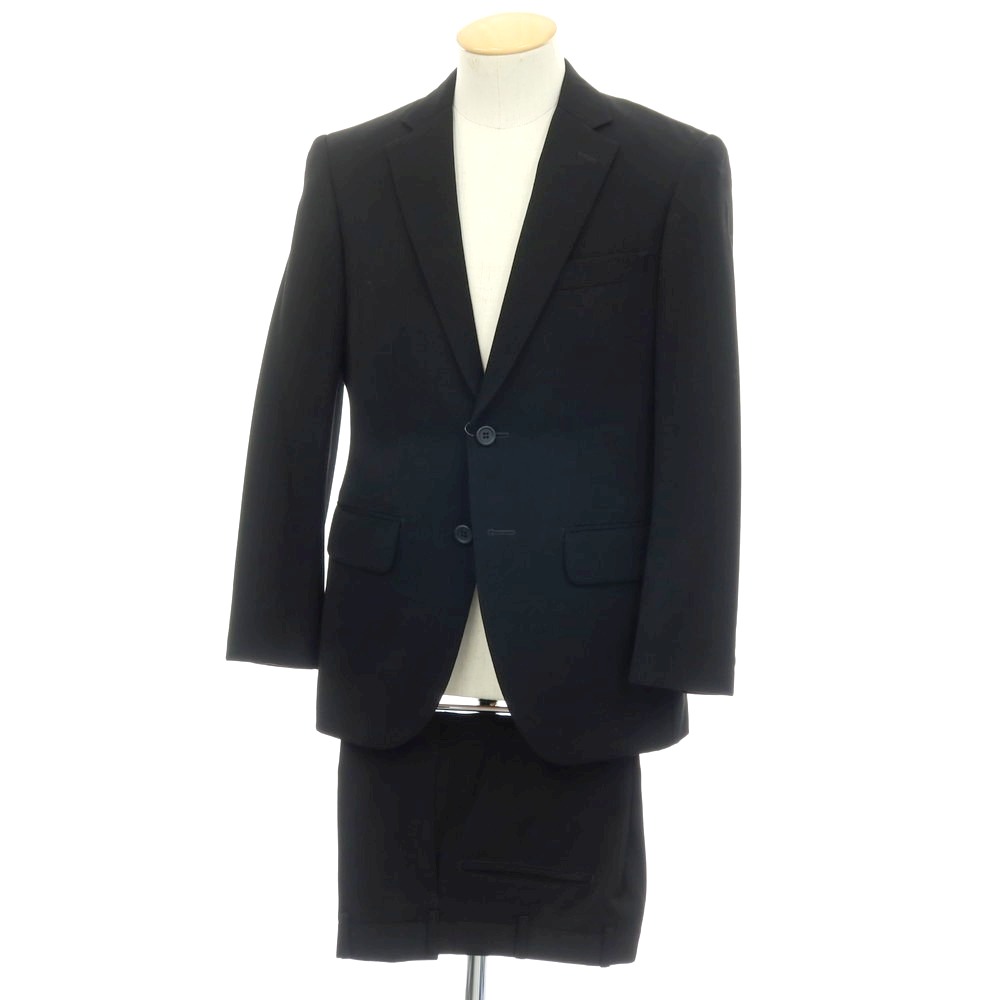 【SALE10%OFF/返品不可】【中古】イセタンメンズ ISETAN MENS ウール 2つボタンスーツ ブラック【サイズ表記なし（S位）】【S/S/A/W】【状態ランクB】【メンズ】[BPD]｜リタリオリブロ