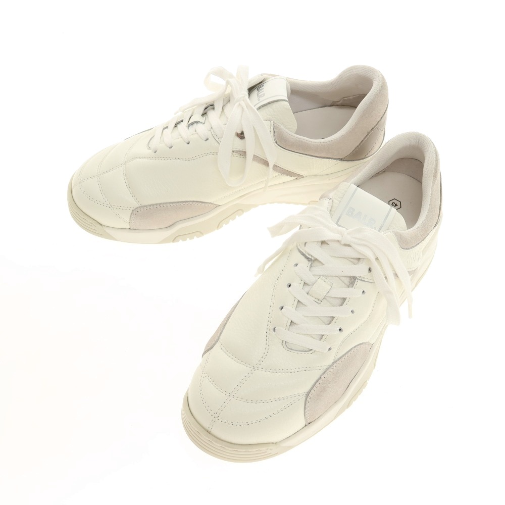 【新品逃げ口】山高帽子 BALR スニーカー 白いこと【大きさ43】【S/S/A/W】【物質の状態位置づけるN-】【メンズ】[APD]