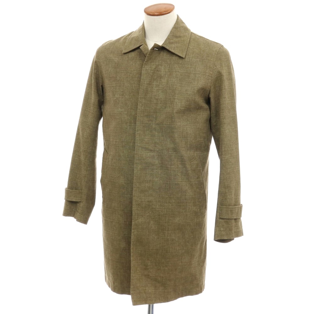 【中古】シーラップ Sealup 綿織物 ステンカラー厚地の外套 オリーブ【大きさ46】【S/S】【物質の状態価値づけるB】【メンズ】