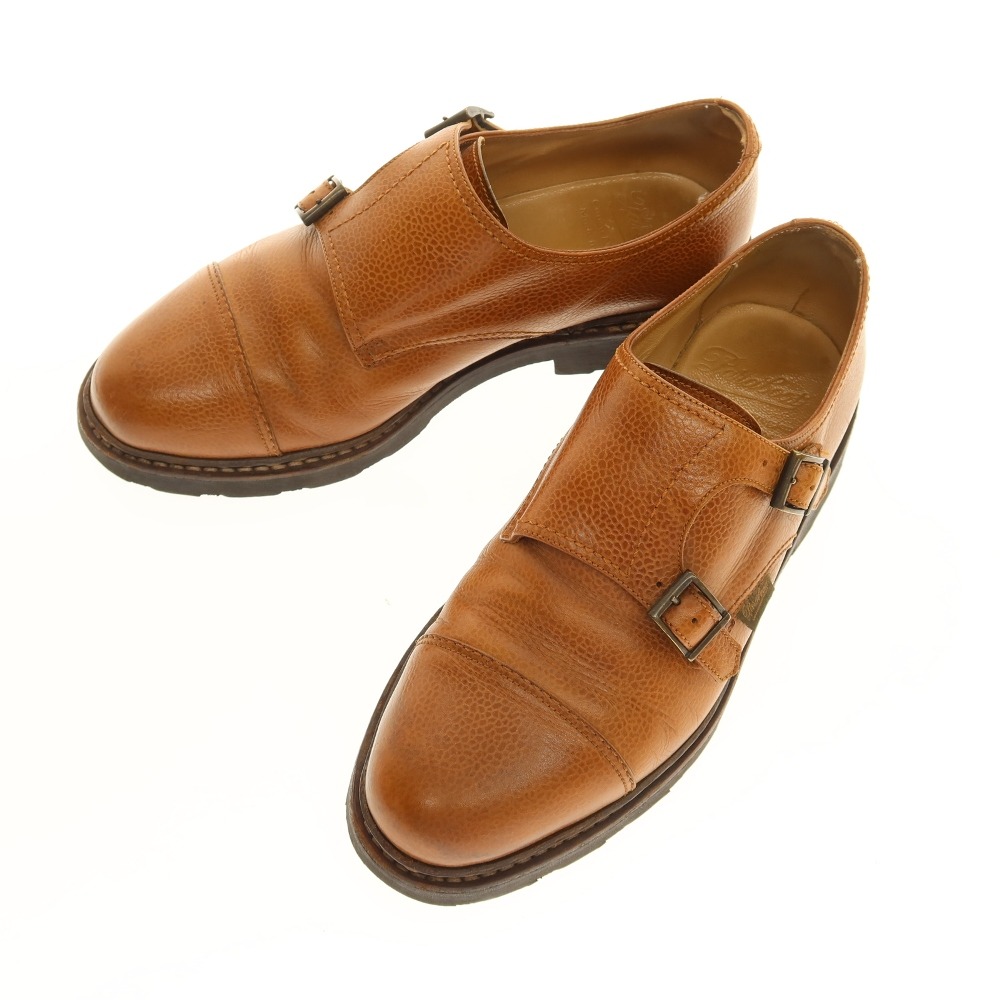 【SALE10%OFF/返品不可】【中古】パラブーツ Paraboot WILLIAM ダブルモンク 御召しものシューズ ともし火赤銅色【大いさ5 1/2】【S/S/A/W】【物質の状態序列付けるC】【メンズ】