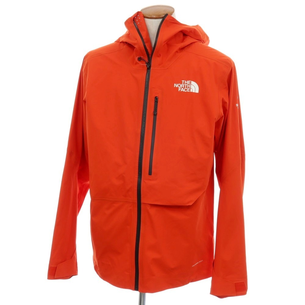 【中古】ザノースフェイス THE NORTH FACE SUMMIT SERIES FUTURELIGHT ポリエステル 外殻上衣 赤いことオレンジ色【大きさM】【S/S】【物質の状態価値づけるB】【メンズ】