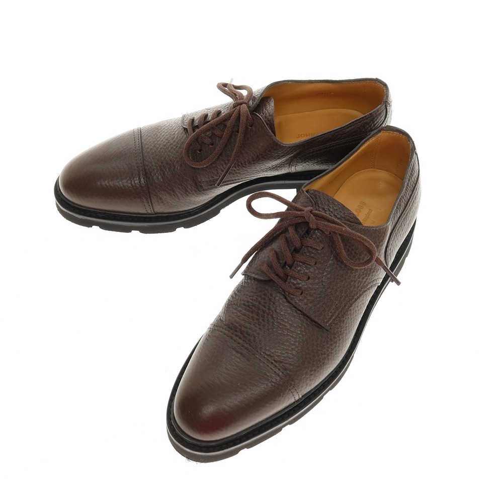【中古】ジョンロブ John Lobb KILMORY シュリンクレザー ストレートチップ ブラウン【サイズ7D】【S/S/A/W】【状態ランクA】【メンズ】