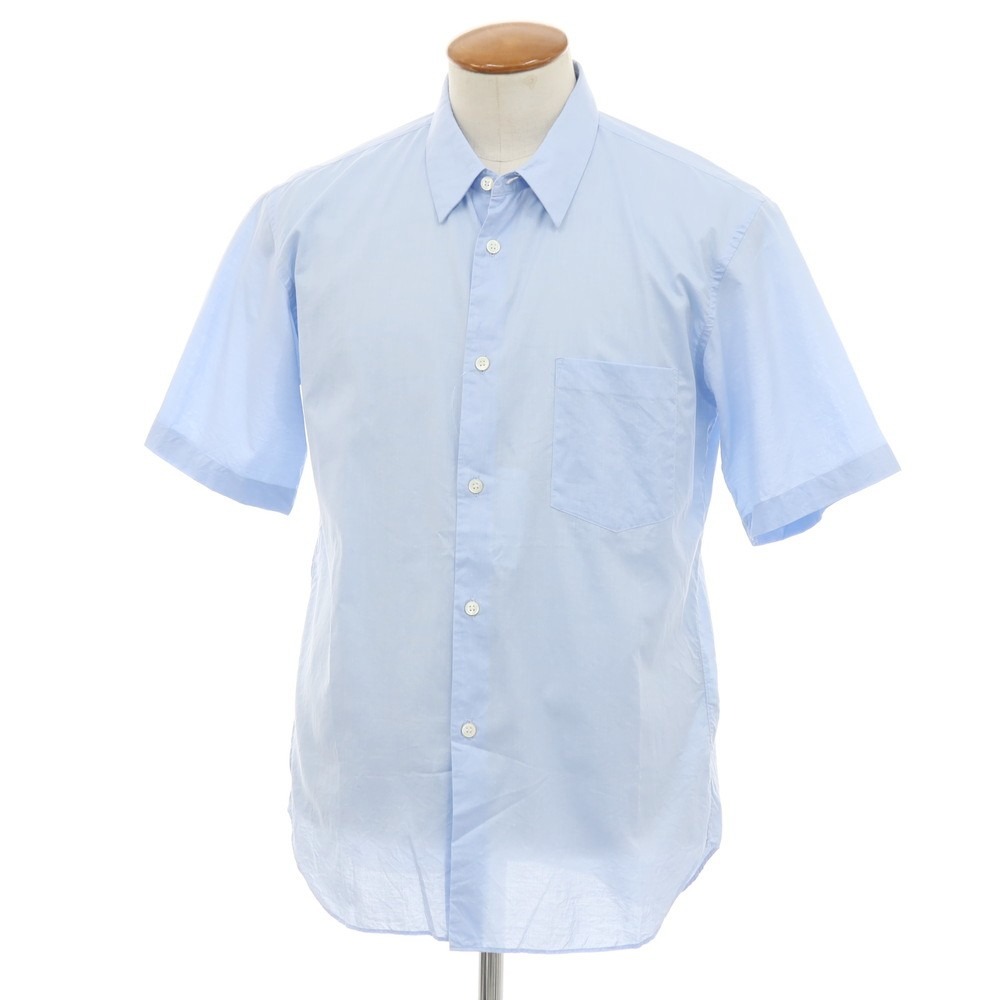 【SALE10%OFF/返品不可】【中古】コムデギャルソン オムドゥ COMME des GARCONS HOMME DEUX 2024年春夏 コットン レギュラーカラー 半袖シャツ ライトブルー【サイズM】【S/S】【状態ランクB】【メンズ】[APD]｜リタリオリブロ