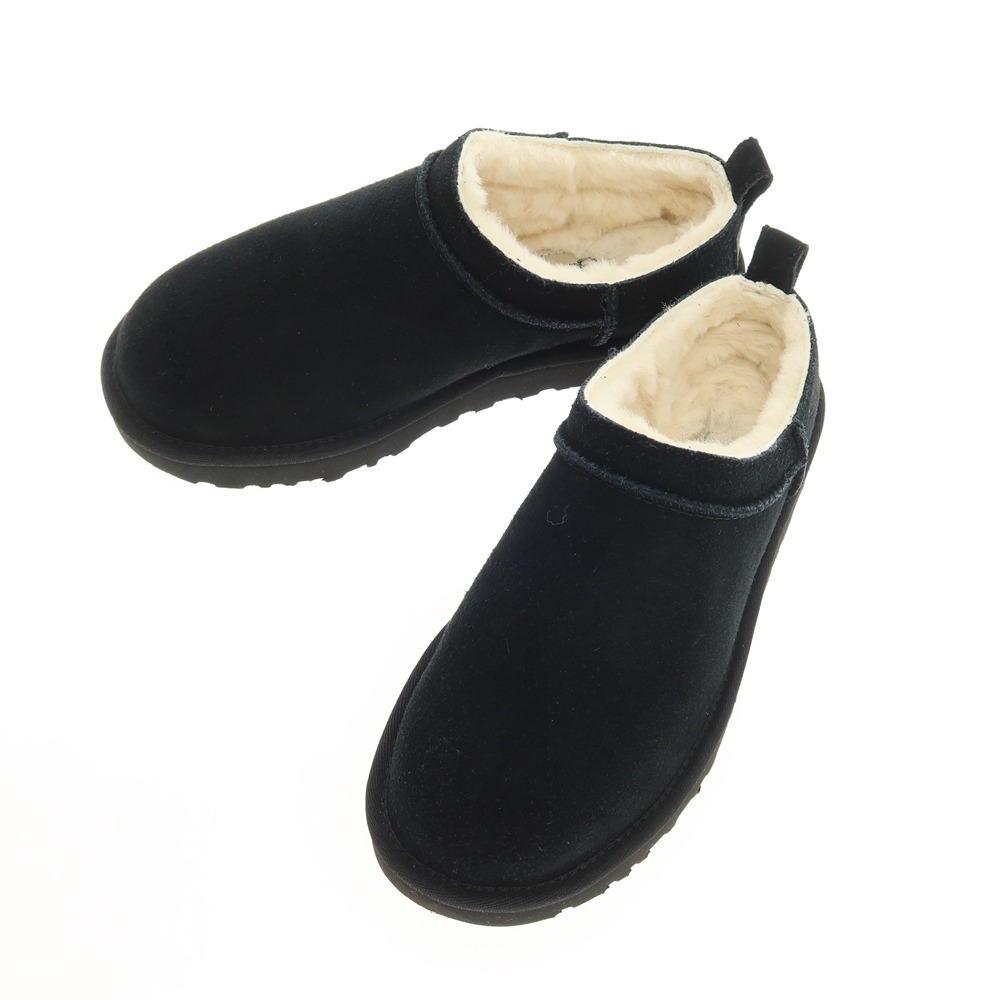 【中古】アグ UGG Classic Micro ムートン ムートンブーツ ブラック【サイズ23】【A/W】【状態ランクA】【レディース】